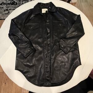 Aritzia Babaton Ganni Faux Leather Jacket
